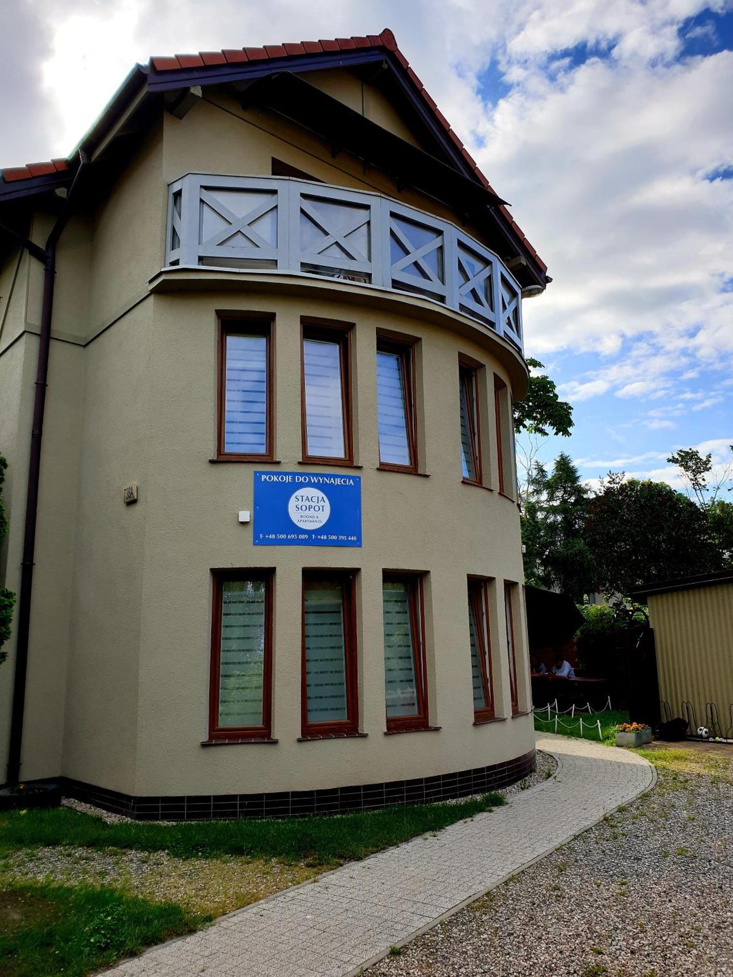 Готель Stacja Sopot Pokoje Do Wynajecia Екстер'єр фото